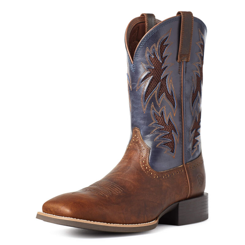 Ariat Westernstiefel Herren - Sport Cool Venttek Braun/Navy ( RKQZB-6489 )